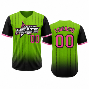 Camisetas de Béisbol Personalizadas de Alta Calidad al por Mayor, Camisetas de Moda en Tendencia, Uniformes con Logotipo de Patrocinadores, Tallas Grandes, Secado Rápido, Ropa Deportiva - Product Image 1