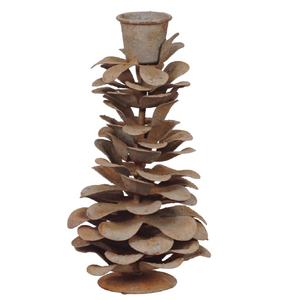 PORTAVELAS DE NAVIDAD ZINK CENTRALES DE MESA DECORATIVOS DE METAL PORTAVELAS DE NAVIDAD PARA LA DECORACIÓN DEL HOGAR - Product Image 1