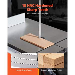 Lame de scie à ruban en acier au carbone haute résistance SK5 de 150 pouces, 4 TPI, 18 HRC, dents affûtées, 0,75 pouce, remplacement pour scie principale - Product Image 4