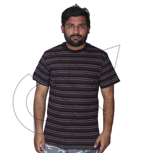 High Quality 2026 Men's <b>Vintage</b> Front Fringe Short Sleeve T-<b>Shirt</b> Knitted Solid 100% Organic Cotton Quick Dry Regular Length - Product Image 3