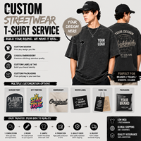 Camiseta Oversize de Algodón Lavado de 230G para Hombre, Estilo Urbano Vintage, Hombro Caído, Lisa, Personalizable con Logotipo OEM