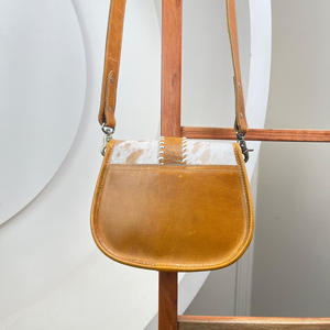 Sac à bandoulière de haute qualité pour femmes, sac à main en cuir de vachette avec logo personnalisé, véritable sac à bandoulière en cuir véritable pour femmes - Product Image 5