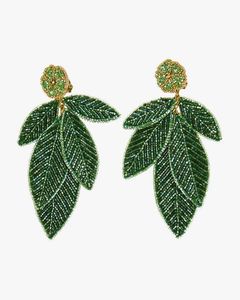 Pendientes coloridos hechos a mano con cuentas, pendientes bordados con cuentas de semillas para mujer, joyería de moda al mejor precio - Product Image 1