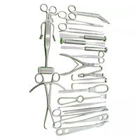 Kit d'instruments de chirurgie orthopédique de base Azicon, 25 pièces, en acier inoxydable, comprenant pinces à os, marteaux, ciseaux et élévateurs