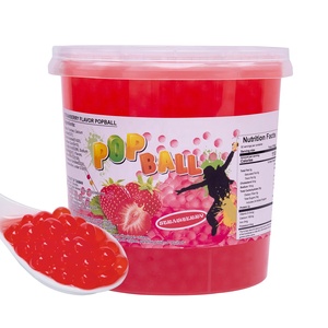 Bac en plastique Pinshan Taiwan pour la fabrication de boba éclatante, 3,2 kg, boules de gelée instantanées pour thé aux perles - Product Image 5