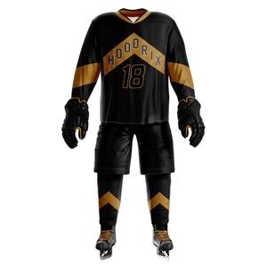 Maillot de hockey sur glace personnalisé, uniforme, sublimation, vente en gros, ensemble d'équipe, fabricant, jeunes, adultes, hommes, femmes, en vrac, OEM, ODM, directement de l'usine - Product Image 2