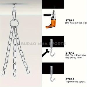 Sac de frappe en PU robuste pour l'entraînement au kickboxing et au MMA - Product Image 6