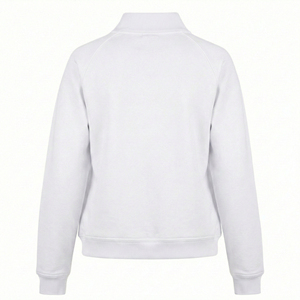 Veste de sport en polaire personnalisable en gros, col montant zippé, pull d'échauffement athlétique, impression de logo personnalisé, vestes de sport - Product Image 3