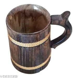 แก้วไม้ทำมือทันสมัยรักษ์โลกสำหรับดื่มชา กาแฟ ซุป-ใช้ในบ้าน ร้านอาหาร และการเดินทาง - Product Image 4