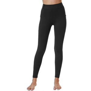 Oferta Especial: Pantalones Ecuestres Personalizados para Mujer, Modernos, de Algodón y Cuero Genuino, Ligeros, Transpirables e Impermeables, de Cintura Media-Alta - Product Image 2