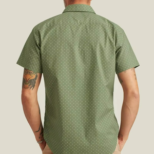 เสื้อเชิ้ตฮาวายผ้าฝ้ายขายส่ง พิมพ์ลายตามสั่ง แขนสั้น เสื้อลำลองผู้ชายสำหรับฤดูร้อน - Product Image 2