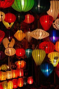 Decorative Vietnam Silk Lantern Handmade <b>Flower</b> Painted Hanging <b>Ornament</b> for Home - Product Image 2