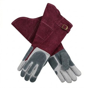 Gants de soudage en cuir robustes à manches longues, résistants à la chaleur, ignifuges, avec coutures en Kevlar, pour soudeurs, vente en gros - Product Image 6