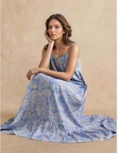 Vestido Largo Informal de Cuello Cuadrado y Color Sólido, Vestido de Lino y Algodón Holgado de Verano para Mujer, con Logotipo Personalizado de Alta Calidad, Sin Mangas - Product Image 4