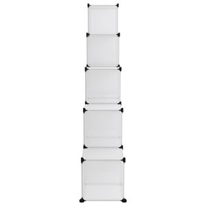 Organizzatore cubo di stoccaggio PP trasparente con 15 cubi - Product Image 4