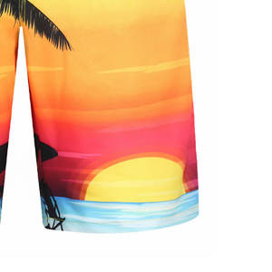 Shorts de bain pour hommes, décontractés, avec logo personnalisé, réactifs à l'eau, séchage rapide, 100% coton, avec effet de changement de couleur - Product Image 5