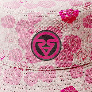 หมวกบักเก็ตพิมพ์ลายดอกกุหลาบสีชมพู  ลายดอกไม้สวยงาม  แบบยูนิเซ็กซ์  หมวกกันแดด  แฟชั่นฤดูใบไม้ผลิ  หมวกชาวประมง - Product Image 4