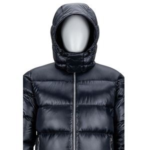 Blouson matelassé à capuche pour homme, design personnalisé, uni, respirant, imperméable, pour l'hiver - Product Image 2