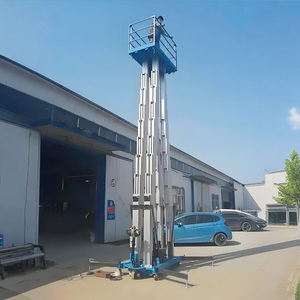 Cột đơn và cột dọc đôi Nâng Nền tảng Nâng Thủy Lực Hợp kim nhôm 100-300kg nền tảng làm việc trên không 6M-14m - Product Image 2