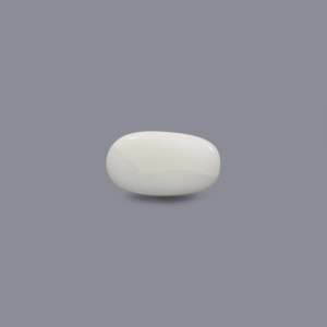 Natural White Coral Loose Gemstone Lot-9 Carat 7mm Diameter Certified Wholesale - Product Image 2
