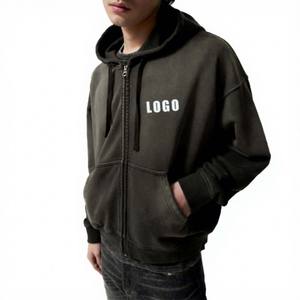 Sudadera con Capucha Personalizada para Hombre, Servicio OEM, Tejido Grueso de Poliéster/Algodón de 340g, Antiencogimiento, Secado Rápido, Transpirable, para Invierno - Product Image 1