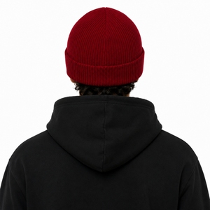 Bonnet unisexe décontracté pour l'hiver, style streetwear, confort quotidien, revers plié, motif lettres, bonnet personnalisé - Product Image 2