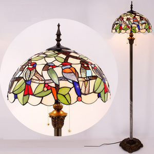 Mosaic Style Shade Pottery Wedding <b>Lights</b> Floor Lamp Nightstand Home Decor Ornament Standing Type Feature - Product Image 1