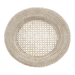 Round Woven Natural Rattan Charger <b>Plates</b> for Dining Table Wedding Event Boho Rustic Decor Heat Resistant Dinner <b>Mats</b> - Product Image 6