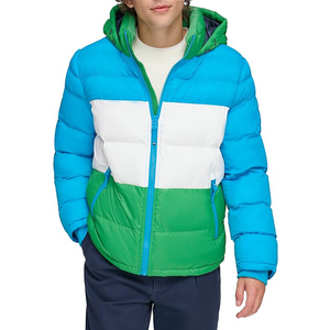 Chaqueta de Invierno Acolchada para Hombre, con Cierre Frontal de Lana y Nailon, con Capucha, Técnica Lavada, Servicio OEM - Product Image 1