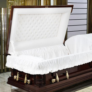 Vietnam DSP Fábrica de alta calidad CKT2007 Estilo norteamericano Ataúd de madera Serenidad Funeral Ataúdes Urnas Directo al por mayor - Product Image 6