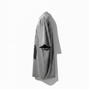Wholesale Heavy <b>Weight</b> Oversized Tee Men Custom Logo Luxury Plain Blank Drop Shoulder Streetwear T Shirt <b>Free</b> Shipping - Product Image 2