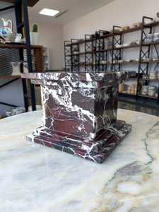 Natural <b>Marble</b> Tissue Box Case by NEHA ENTERPRISES Elegant Handmade Tissue Holder for Tabletop and Counter Decoration - Product Image 5