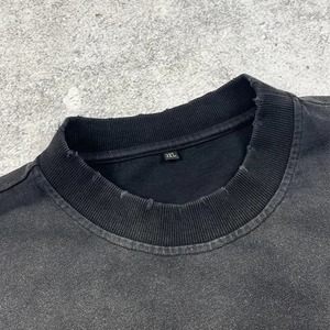 Custom <b>Oversized</b> T <b>Shirt</b> With Letter Print Front Logo 100% Cotton Heavyweight Streetwear OEM ODM Wholesale Manufacturer - Product Image 5