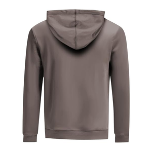 เสื้อฮู้ดผู้ชาย สีพื้น ผ้าเจอร์ซีย์ สวมใส่สบาย ทรงปกติ ผ้าฝ้าย 100% ระบายอากาศได้ดี มีกระเป๋า เหมาะสำหรับใส่ในฤดูใบไม้ร่วง - Product Image 5