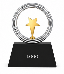 •Elegant metal <b>trophy</b> designed to honor excellence. - Product Image 1
