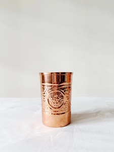 Verre en cuivre pur à 100 % pour l'eau potable, tasse en cuivre durable pour la cuisine à domicile, design simple et robuste - Product Image 3
