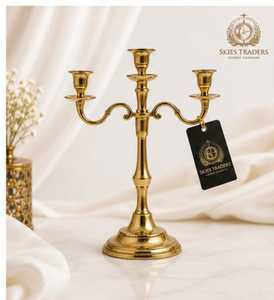 Modern Gold Metal Curved 4 Arms Candle <b>Holder</b> Unique Tabletop Stand Centerpiece Nordic Style Taper <b>Candlestick</b> <b>Holder</b> Wholesale - Product Image 4
