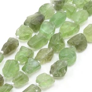 Fluorita Verde en Bruto, Pepitas Sueltas de 8 Pulgadas, 10x7 a 20x12 mm Aprox. Natural PMEGEMSBEADS Rusia para Fabricación de Joyas, Tercera Parte - Product Image 1