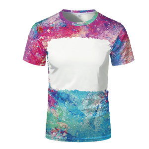 Nouveauté : T-shirt pour homme en polyester 100% avec col rond, impression par sublimation, service OEM, taille oversize - Product Image 1