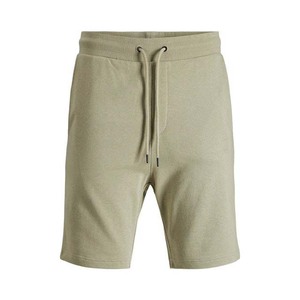 Shorts mi-longs tricotés décontractés pour hommes, taille élastique, couleur unie, grande taille, style sport d'été, inspirés de la mode européenne et américaine - Product Image 4