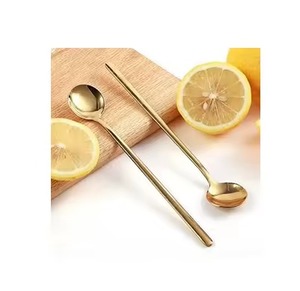 Cuchara de Té de Metal de Grado Alimenticio, Cuchara de Café de Acero Inoxidable, Cuchara para Azúcar, Cuchara para Postre, Uso Seguro en la Cocina y el Comedor - Product Image 2