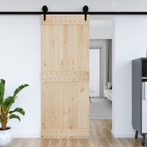 NARVIK 35.4 porta del fienile in legno massello di pino "x 82.7" bella porta artigianale - Product Image 1