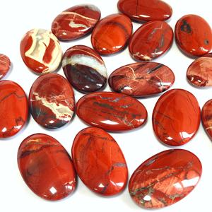 Piedras de jaspe rojo natural pulidas y lisas, piedras de bolsillo de cristal para regalo, decoración, exhibición, meditación y colección. - Product Image 2