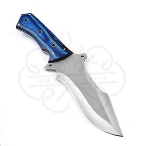 Nuevo Cuchillo Bowie MORTAL SAGA de Acero de Damasco de Alta Calidad, Diseño Compacto y Duradero, para Camping, Bushcraft y Caza, en Varios Colores - Product Image 2