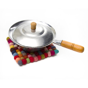 Tapis de cuisson réutilisable en feutre de laine multicolore fait main pour ustensiles de cuisine - Product Image 1