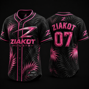 Camiseta de Béisbol Auténtica Negra y Gris Acero Personalizada de Alta Calidad al por Mayor de Fabricante Pakistaní - Product Image 6