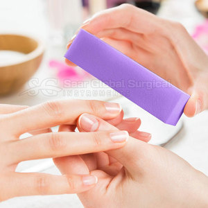 Bloque pulidor de uñas de EVA y acero inoxidable de buena calidad, diseño elegante para múltiples superficies, manejo cómodo, ligero y suave. - Product Image 6