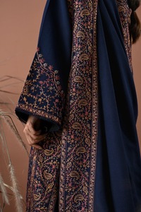 Conjunto de Karandi bordado de lujo, Camisa de Karandi bordada de lujo, Chal de Karandi bordado de lujo, Karandi de lujo - Product Image 4