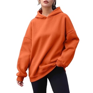Direct usine fabrication BD haute qualité Logo personnalisé pull à capuche surdimensionné pour les femmes poids lourd épais hiver Long - Product Image 4