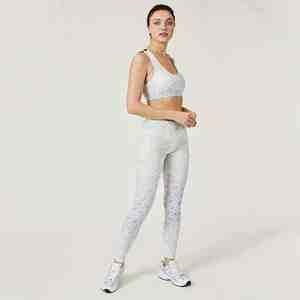 New High Elastic Winter Sportswear Fitness High Collar <b>Long</b> <b>Sleeve</b> Gym <b>Top</b> 2 Pieces Jacket Shorts With Pockets Yoga Set - Product Image 3